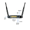 مودم روتر ADSL2 Plus بی‌سیم N300 نتنزا مدل NSL-2740U